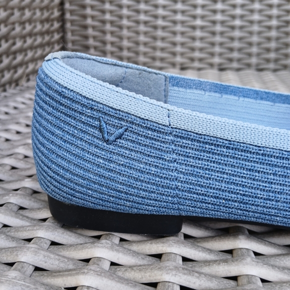 VIVAIA Blue Knit Flats - Picture 7 of 11